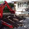 demolition balcon en beton