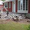 demolition balcon en béton