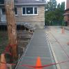 Trottoir en béton Montréal