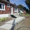 Trottoir en béton Montréal